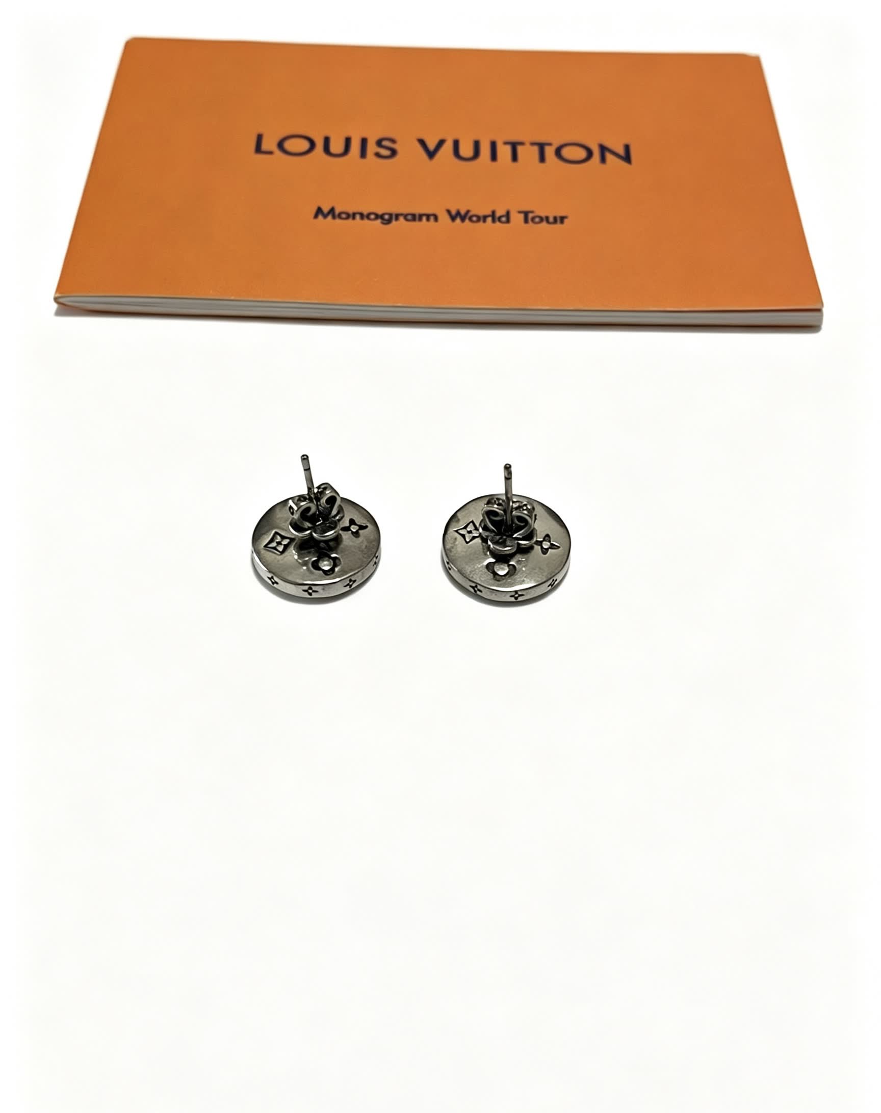 Louis Vuitton Red Flower Earrings